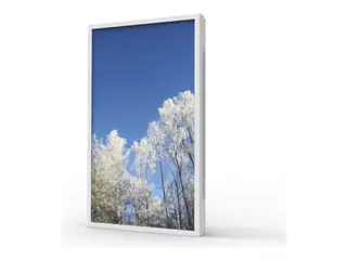 HI-ND - Innhegning - landskap/portrett for flatpanel - utend&#248;rs - hvit - skjermst&#248;rrelse: 55&quot; - veggmonterbar