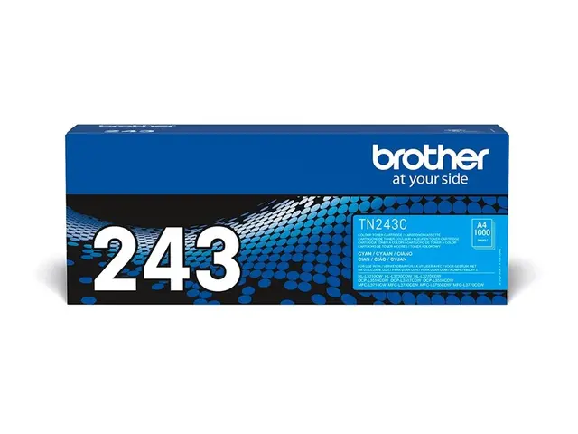 Brother TN243C - Cyan - original - tonerpatron - for Brother DCP-L...