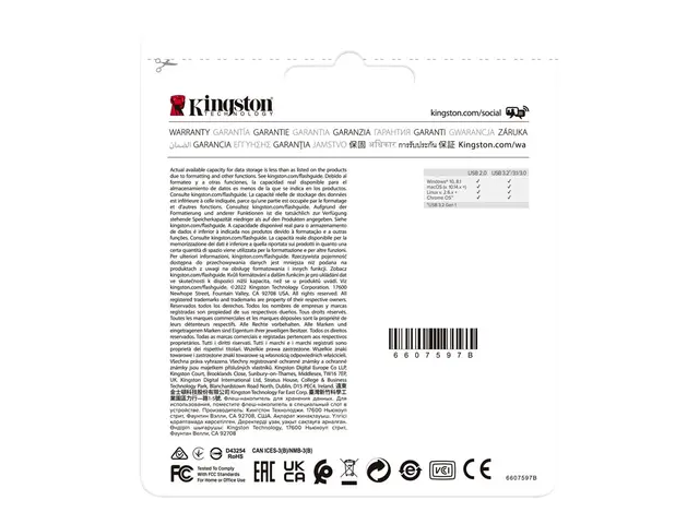 Kingston DataTraveler Exodia - USB-flashstasjon - 64 GB - USB 3.2 ...