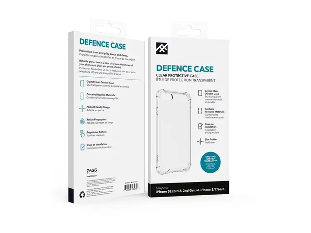iFrogz Defence - Baksidedeksel for mobiltelefon blank Apple iPhone...