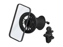 dbramante1928 re-charge - Bilholder for mobiltelefon vent - magnetic - svart