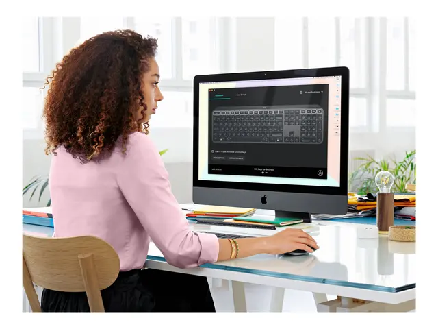 Logitech MX Keys for Business - Tastatur bakbelysning trådløs Blue...