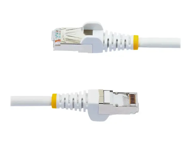 StarTech.com 2m CAT6a Ethernet Cable - White Low Smoke Zero Haloge...