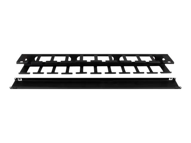 StarTech.com 1U Horizontal Finger Duct Rack Cable Management Panel...