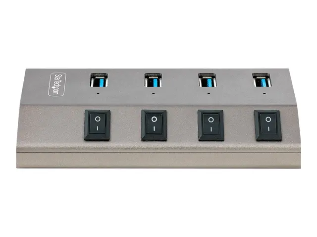 StarTech.com 4-Port Self-Powered USB-C Hub with Individual On/Off ...