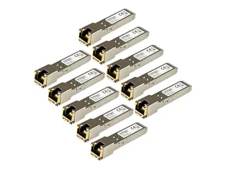 STARTECH 10 PACK - GB RJ45 COPPER SFP 8177C COMPATIBLE SFP MODULE