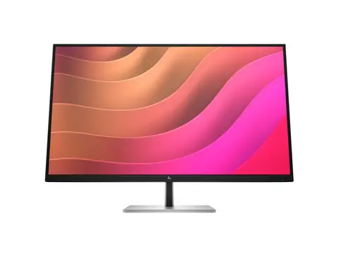 HP E32K G5 - E-Series - LED-skjerm - 31.5" (32" synlig) 3840 x 2160 4K UHD (2160p) @ 60 Hz - IPS - 350 cd/m² - 1000:1 - 5 ms - HDMI, DisplayPort, USB-C - høyttalere - svart hode, svart og sølv (stativ)