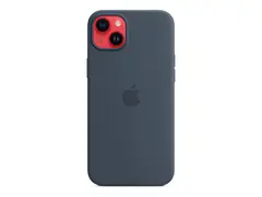 Apple - Baksidedeksel for mobiltelefon MagSafe-samsvar - silikon - stormblå - for iPhone 14 Plus
