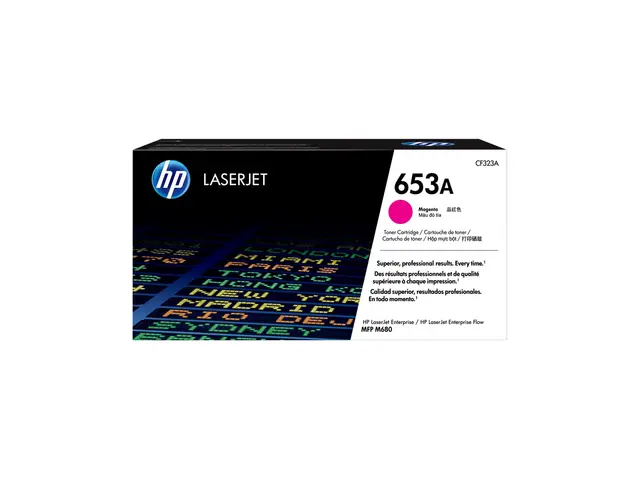 HP 653A - Magenta original LaserJet tonerpatron (CF323A) for Color...
