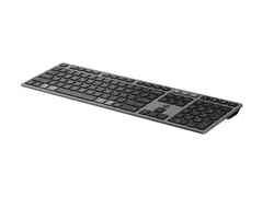 HP 725 - Tastatur- og mussett - multienhet, ultra lav profil, OS autodeteksjon, multifunksjons sporing full size - trådløs - Bluetooth, 2.4 GHz - QWERTY - Dansk - kveldningssvart