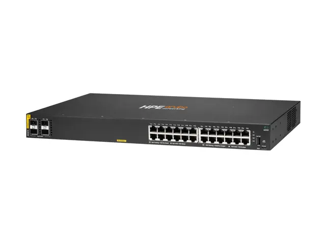 HPE Aruba Networking CX 6000 24p 10M/100M/1G Class4 PoE 4p SFP 1G ...