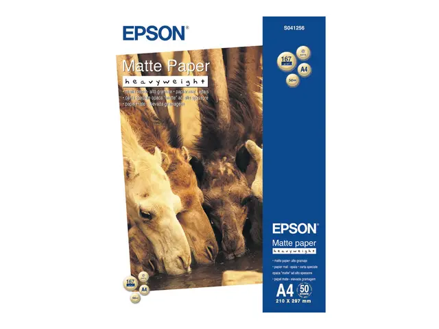 Epson - Matt - A4 (210 x 297 mm) - 167 g/m² - 50 ark papir - for E...