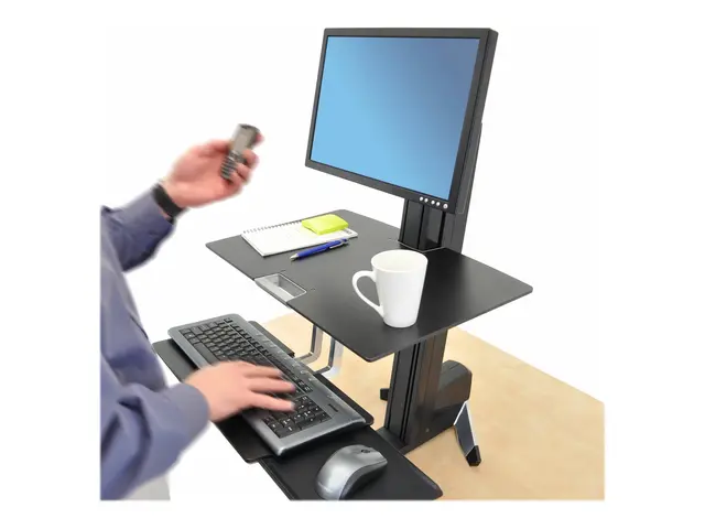 Ergotron WorkFit-S Single HD Workstation - Stående skrivebordomfor...