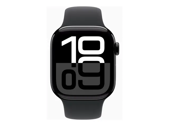 Apple Watch Series 10 GPS + Cellular 42mm Jet Black Aluminium Case...
