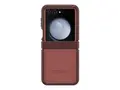 OtterBox Defender Series XT - Baksidedeksel for mobiltelefon robust - polykarbonat, termoplastisk elastomer (TPE) - mursteinsrød - for Samsung Galaxy Z Flip6