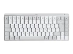 Logitech Master Series MX Mechanical Mini for Mac Tastatur - bakbelysning - trådløs - Bluetooth LE - AZERTY - Fransk - tastsvitsj: Tactile Quiet - blekgrå