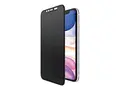 PanzerGlass CamSlider Dual Privacy - Skjermbeskyttelse for mobiltelefon glass - med personvernsfilter - svart - for Apple iPhone 11, XR