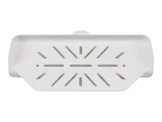 Ergotron CareFit Pro - Monteringskomponent (monteringsmaskinvare, hylle med spor) for strekkodeskanner / skriver - medisinsk - hvit - vognmonterbar - for P/N: C52-1201-1, C52-2201-1