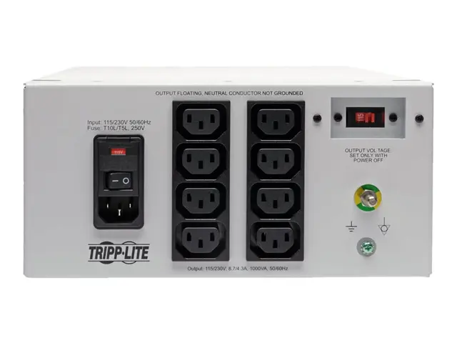 Eaton Tripp Lite Series Isolator Dual-Voltage 115/230V 1000W 60601...