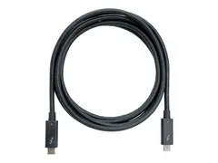 QNAP CAB-TBT4-2M - USB-kabel - 24 pin USB-C (hann) til 24 pin USB-C (hann) Thunderbolt 4 - 2 m - aktiv, up to 40 Gbps data transfer rate