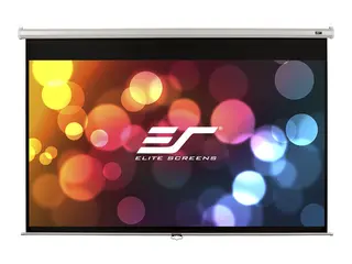 Elite Screens Manual Series M150XWV2 - Projeksjonsskjerm takmonterbar, veggmonterbar - 150" (381 cm) - 4:3 - MaxWhite - hvit