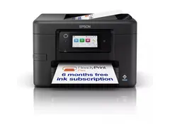 Epson WorkForce Pro WF-4920 - Multifunksjonsskriver farge - ink-jet - A4/Legal (medie) - opp til 25 spm (trykking) - 250 ark - 33.6 kbps - USB 2.0, LAN, USB-vert, Wi-Fi(ac) - med 6 måneder gratis ReadyPrint Flex-abonnement