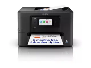 Epson WorkForce Pro WF-4920 - Multifunksjonsskriver farge - ink-jet - A4/Legal (medie) - opp til 25 spm (trykking) - 250 ark - 33.6 kbps - USB 2.0, LAN, USB-vert, Wi-Fi(ac) - med 6 måneder gratis ReadyPrint Flex-abonnement
