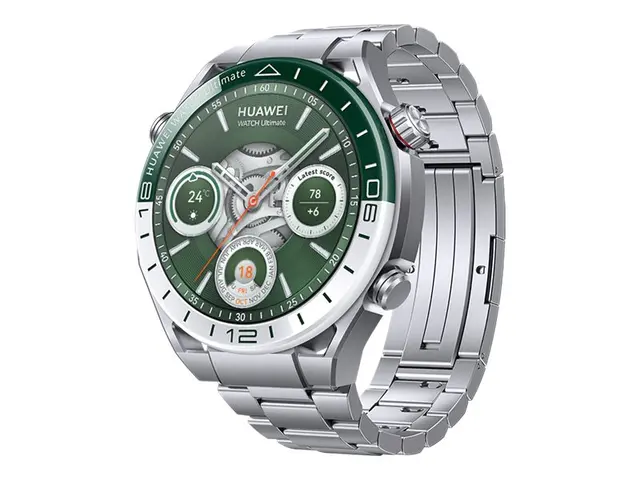 Huawei Watch Ultimate - Green Edition smartklokke med stropp titan...