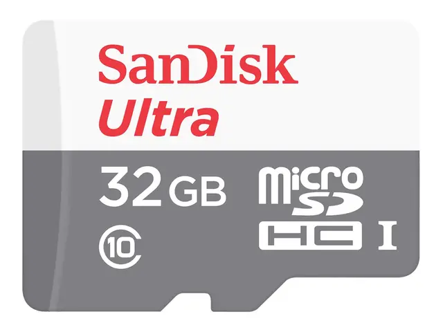 SanDisk Ultra - Flashminnekort (microSDHC til SD-adapter inkludert...