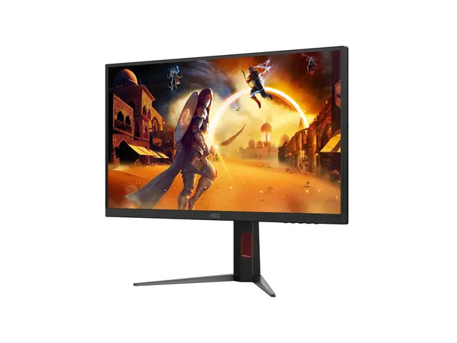 AOC Gaming U27G4XM - LED-skjerm gaming - 27" - 3840 x 2160 4K UHD (2160p) @ 160 Hz - Fast IPS - 1000 cd/m² - 1000:1 - DisplayHDR 1000 - 1 ms - 2xHDMI, DisplayPort - svart, rød 