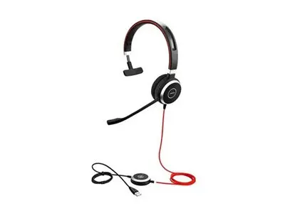 Jabra Evolve 40 UC mono - Hodesett - on-ear - konvertibel - kablet
