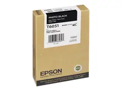 Epson T6051 - 110 ml - fotosort original - blekkpatron - for Stylus Pro 4800, Pro 4880, Pro 4880 AGFA