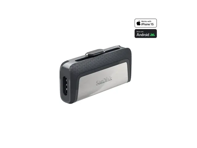SanDisk Ultra Dual - USB-flashstasjon 64 GB USB 3.1 / USB-C for In...