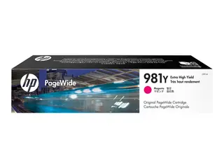 HP 981Y - 185 ml - Ekstra høy ytelse - magenta original - PageWide - blekkpatron - for PageWide Enterprise Color MFP 586; PageWide Managed Color E55650