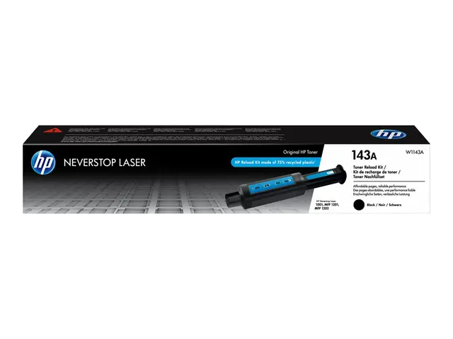 HP 143A Reload Kit - Svart - tonerpåfylling - for Neverstop 1001, ...