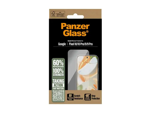 PanzerGlass - Skjermbeskyttelse for mobiltelefon - klassisk passfo...