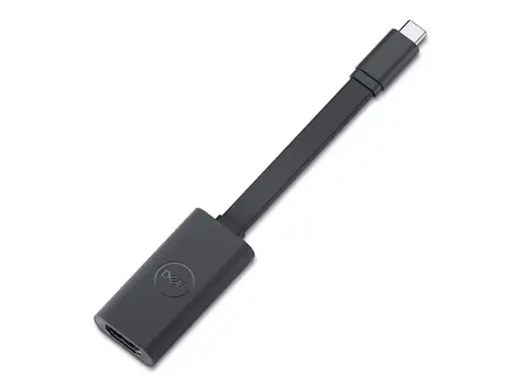Dell SA124 - Video adapter - USB-C hann til HDMI hunn 4K 144Hz støtte, 8K 60 Hz (7680 x 4320) støtte (DSC), FEC