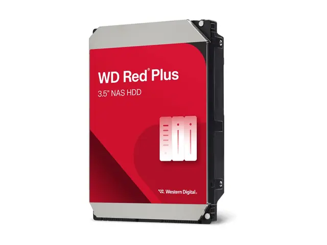 WD Red Plus - Harddisk 4 TB intern 3.5" SATA 6Gb/s 5400 rpm buffer...