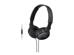 Sony MDR-ZX110AP - Hodetelefoner med mikrofon full st&#248;rrelse - kablet - 3,5 mm jakk - svart