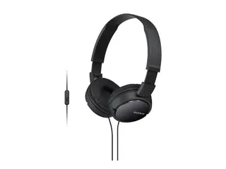 Sony MDR-ZX110AP - Hodetelefoner med mikrofon full st&#248;rrelse - kablet - 3,5 mm jakk - svart