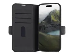 dbramante1928 Bergen Pro - Lommebok for mobiltelefon løsvekt - plastikk - svart - for Apple iPhone 16 Pro Max