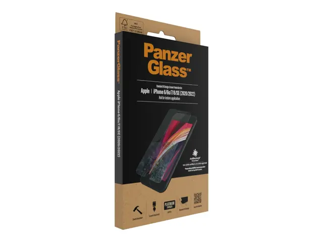 PanzerGlass - Skjermbeskyttelse for mobiltelefon glass Apple iPhon...
