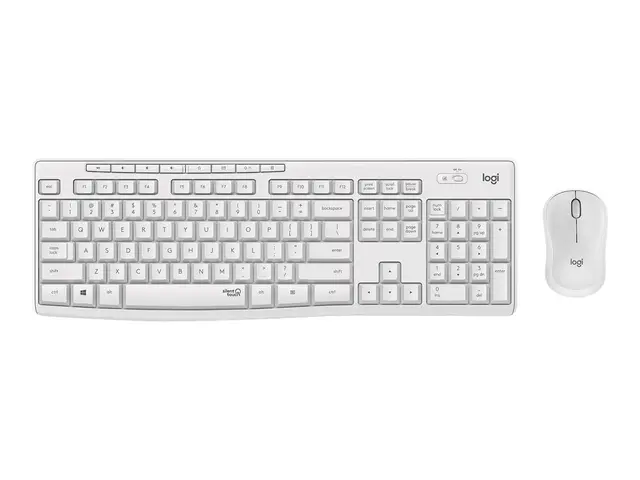 Logitech MK295 Silent - Tastatur- og mussett - trådløs - 2.4 GHz -...