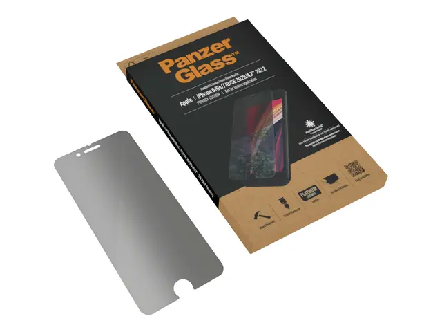 PanzerGlass - Skjermbeskyttelse for mobiltelefon glass med personv...