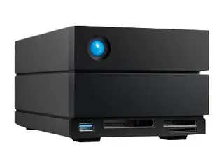 LaCie 2big Dock STLG40000400 - Harddiskarray 40 TB - 2 br&#248;nner (SATA-600) - HDD 20 TB x 2 - Thunderbolt 4, USB 3.2 Gen 2 (ekstern) - med 5-&#229;rs Rescue Data Recovery Service Plan