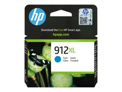 HP 912XL - 8.5 ml - Høy ytelse - cyan - original Officejet - blekkpatron - for Officejet 8010e, 8012, 8014, 8015; Officejet Pro 8022, 8023, 8024, 8025
