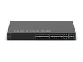 NETGEAR M4350 Series M4350-24F4X - Switch L3 - Styrt - 24 x 1/2.5 Gigabit SFP + 4 x kombo 10 Gigabit SFP+ - front til bakside-luftflyt - rackmonterbar - for NETGEAR AGM731F; ProSafe AGM731F, AGM732F