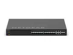 NETGEAR M4350 Series M4350-24F4X - Switch L3 - Styrt - 24 x 1/2.5 Gigabit SFP + 4 x kombo 10 Gigabit SFP+ - front til bakside-luftflyt - rackmonterbar - for NETGEAR AGM731F; ProSafe AGM731F, AGM732F