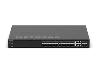 NETGEAR M4350 Series M4350-24F4X - Switch L3 - Styrt - 24 x 1/2.5 Gigabit SFP + 4 x kombo 10 Gigabit SFP+ - front til bakside-luftflyt - rackmonterbar - for NETGEAR AGM731F; ProSafe AGM731F, AGM732F