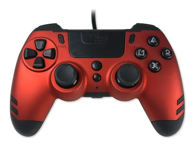 Steelplay Slim Pack - Håndkonsoll - kablet - rubinrød - for PC, So...